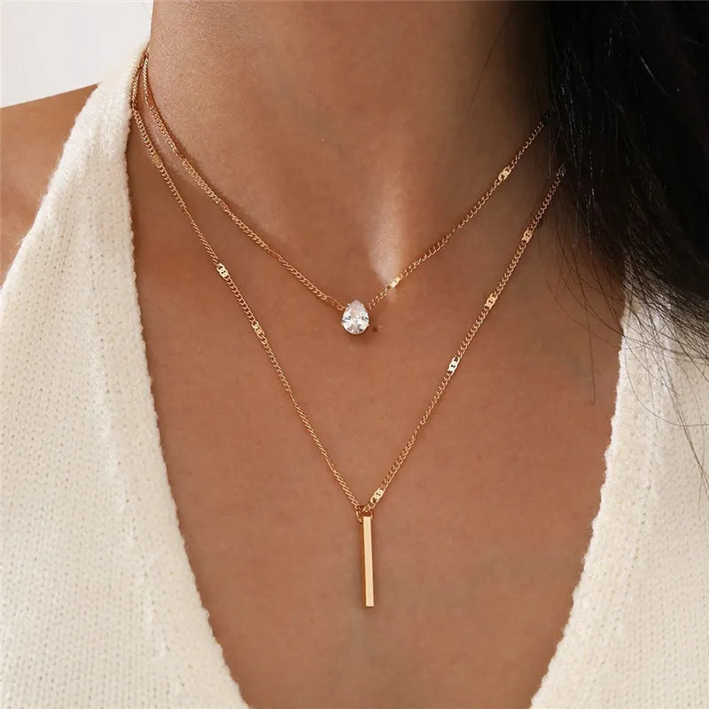Star Pearl Clavicle Chain