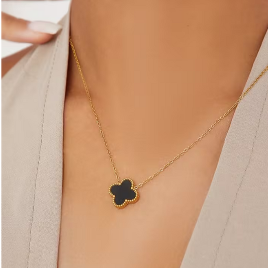 Clover Titanium Steel Necklace