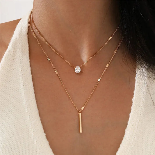 Star Pearl Clavicle Chain